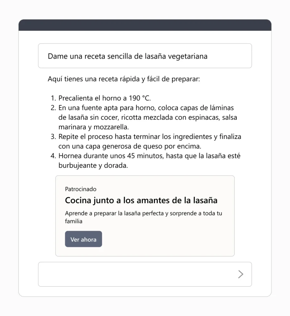 Anuncios en chatGPT