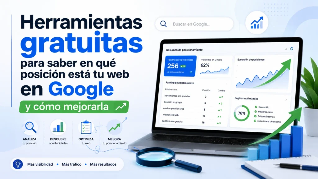 herramientas gratuitas saber posicion web en google